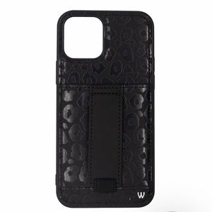 Walli Black Leopard print iPhone 11 Pro case